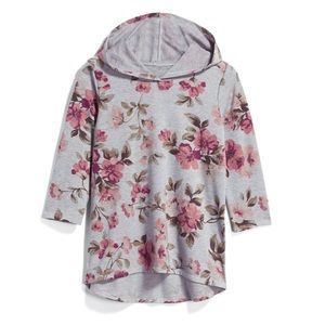 Half Sleeve Floral Knitted Top